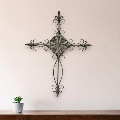 22" X 29" Gray Metal Novelty