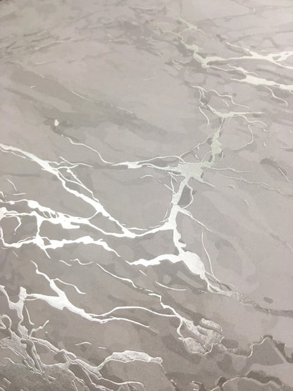 12" X 18" Silver And Gray Abstract Placemats