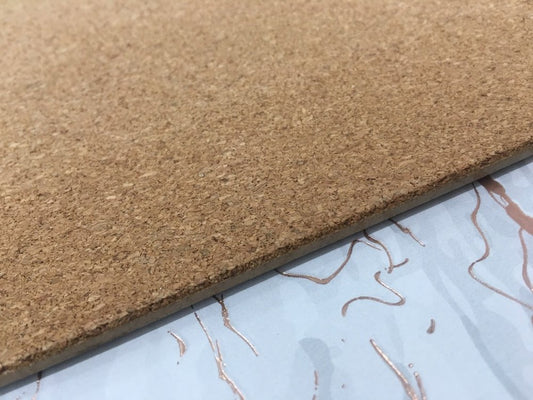 12" X 18" Gold And Silver Abstract Agglomerated cork Placemats
