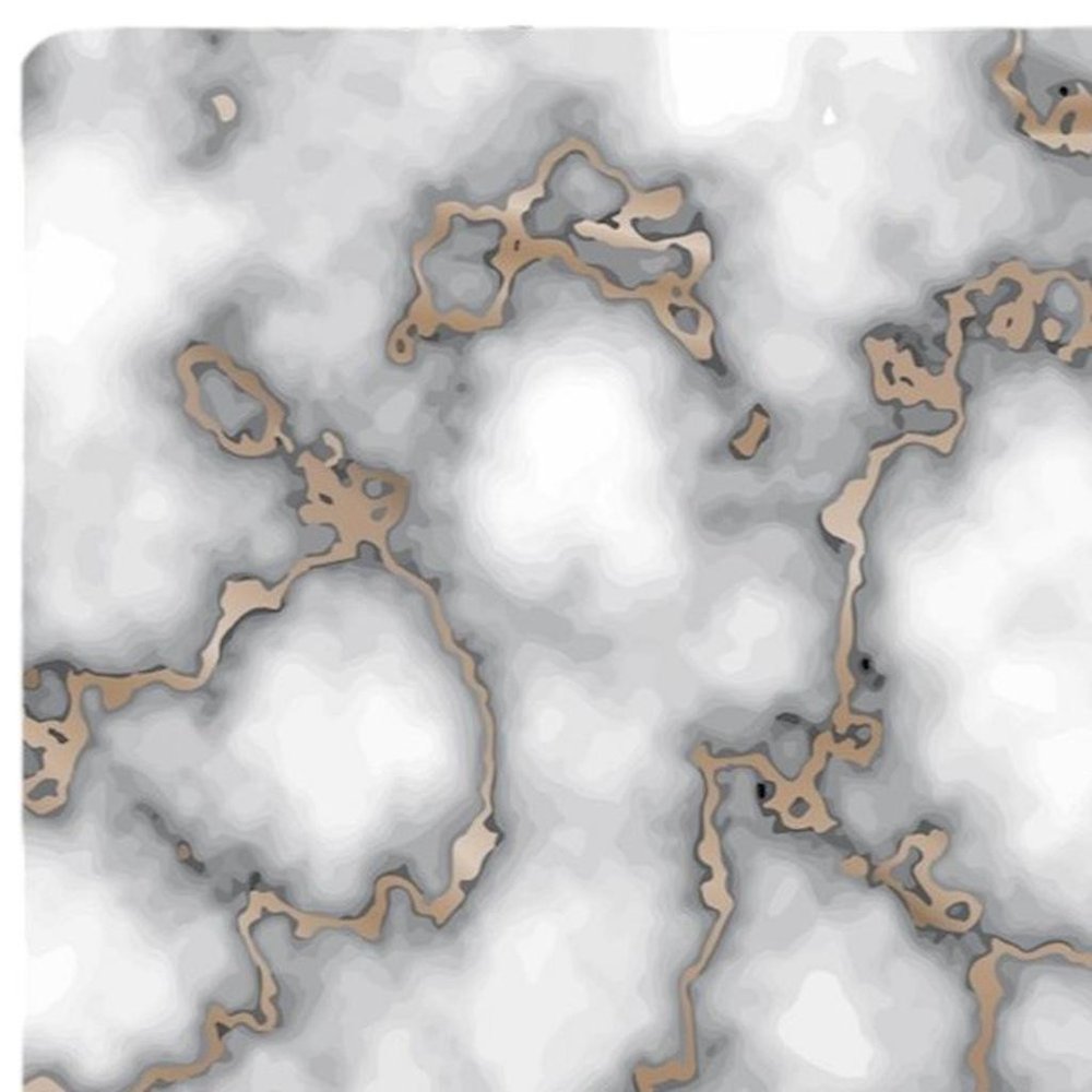 12" X 18" Gray And Gold Abstract Agglomerated cork Placemats