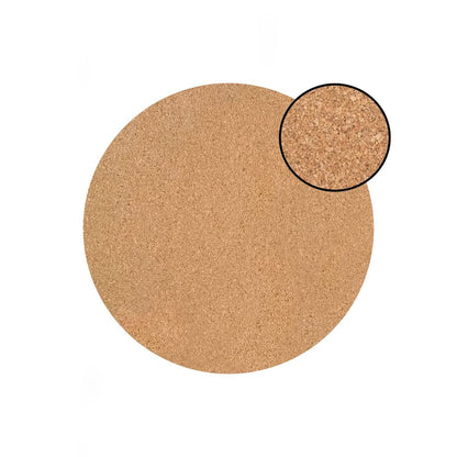 15" Set of Two Gold And Gray Abstract Round Placemats