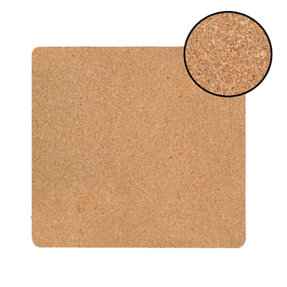 15" X 15" Gray And Gold Abstract Agglomerated cork Square Placemats