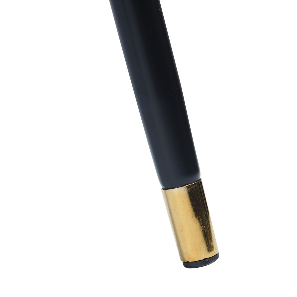 Set of Two 24" Black Steel Low Back Counter Height Bar Chairs