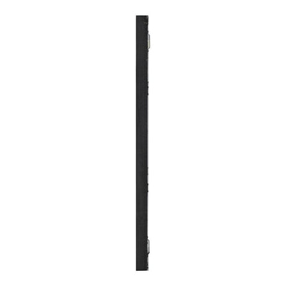 Set of Two Black Wood Framed Accent Mirror