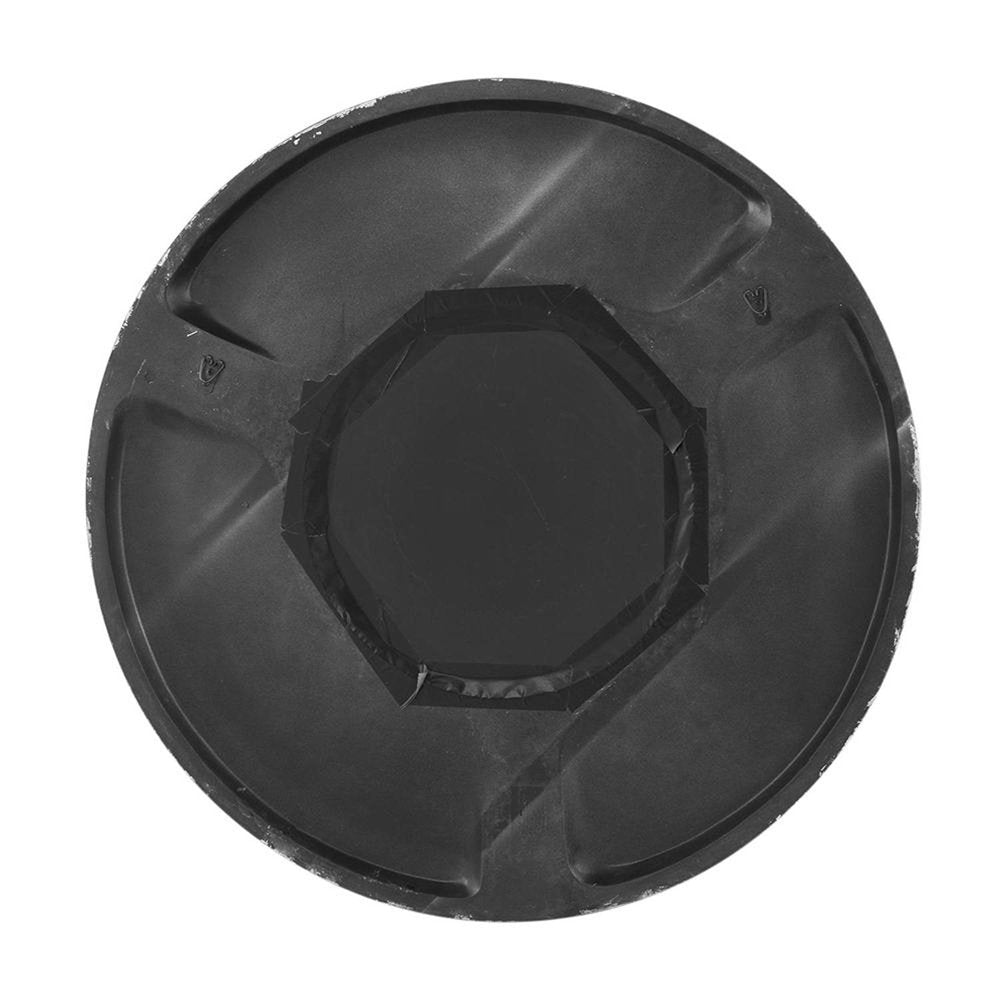31" Silver Round Dimensional Thick Frame Accent Mirror