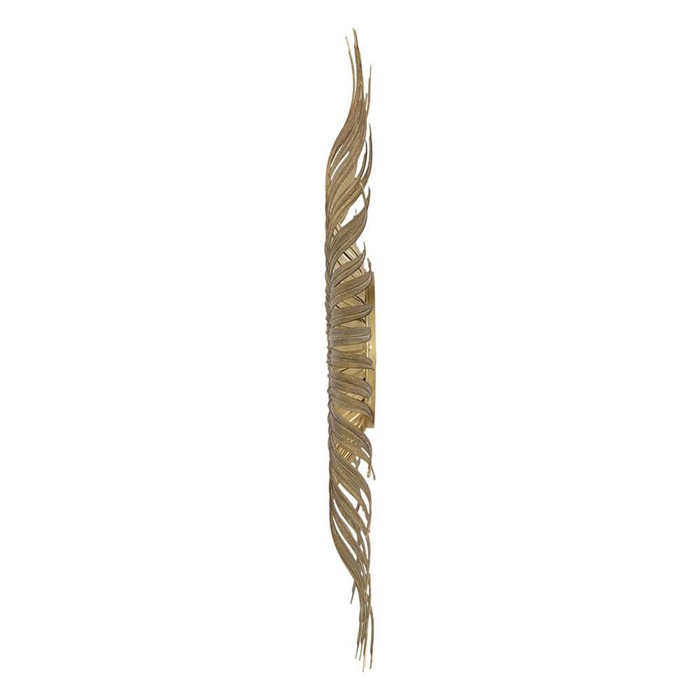 28" Gold Sunburst Iron Framed Accent Mirror