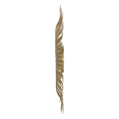 28" Gold Sunburst Iron Framed Accent Mirror