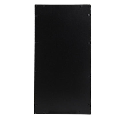 Set of Three Black Iron Framed Accent Mirror