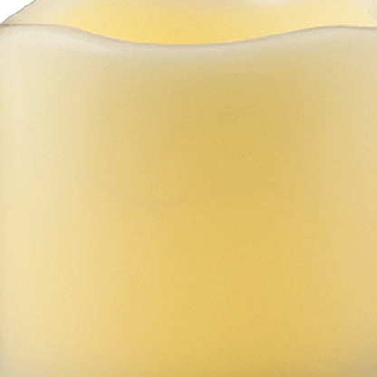 5" Ivory Flameless Indoor Outdoor Pillar Candle