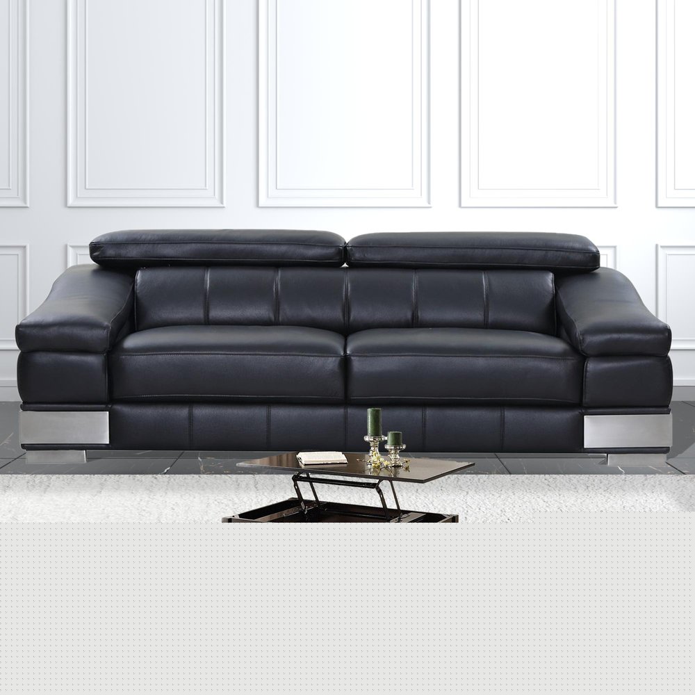 40" Black Wood Lift Top Coffee Table