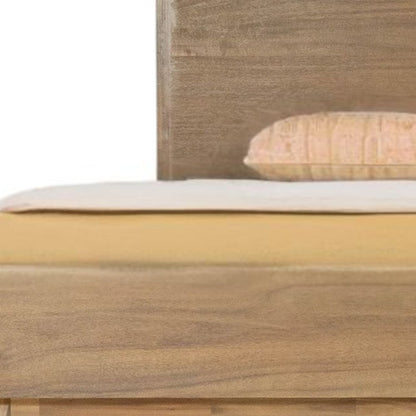 Natural Wood Queen Bed Frame