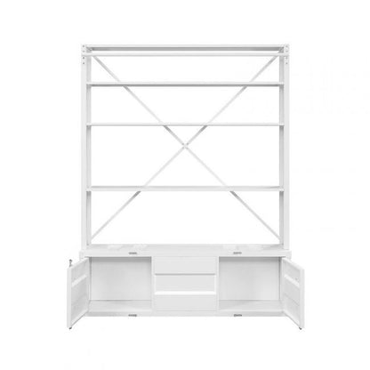 White Three Tier Bookcase