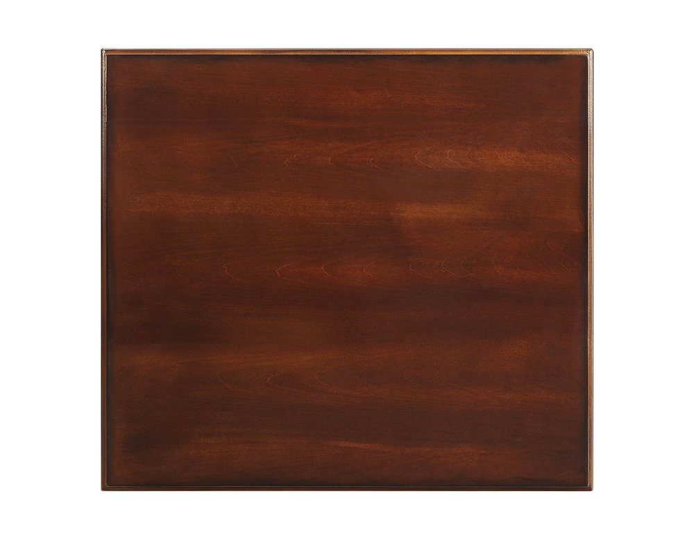 24" Brown Wood End Table With Drawer And Shelf