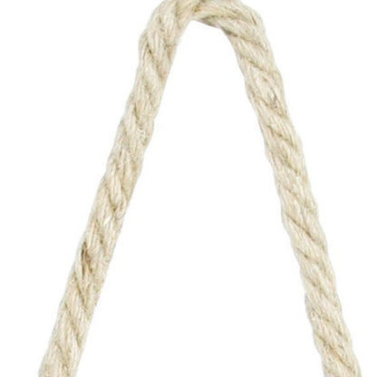 10" Clear Glass Decorative Jar With Rope