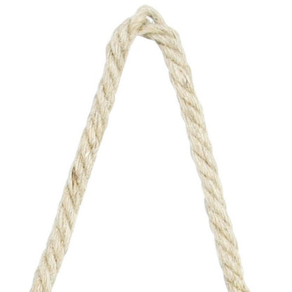 10" Clear Glass Decorative Jar With Rope