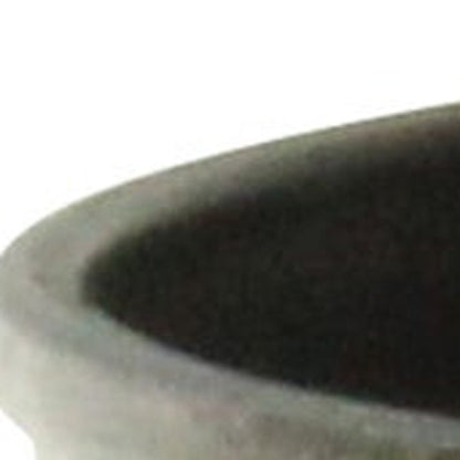 6" Gray Recycled Plastic Indoor Outdoor Round Pot Planter