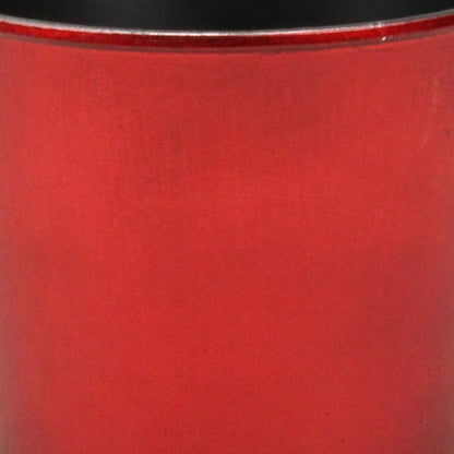 6" Red Recycled Plastic Indoor Outdoor Round Pot Planter