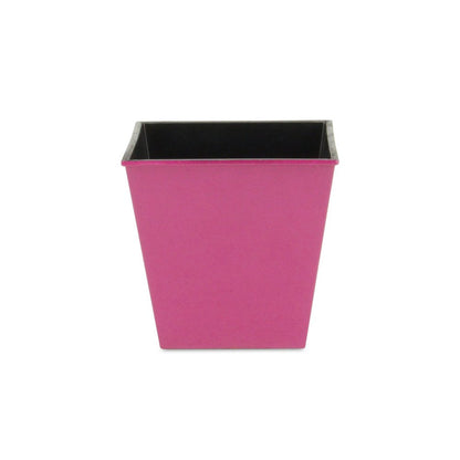5" Hot Pink Recycled Plastic Indoor Outdoor Square Pot Planter