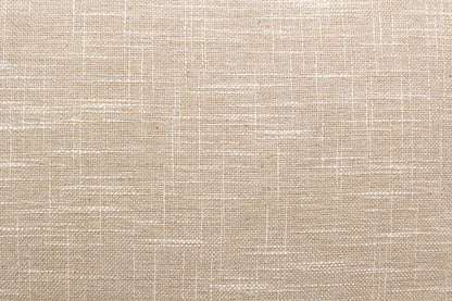 29" Natural Linen Solid Color Lounge Chair