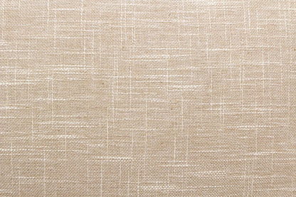 29" Natural Linen Solid Color Lounge Chair