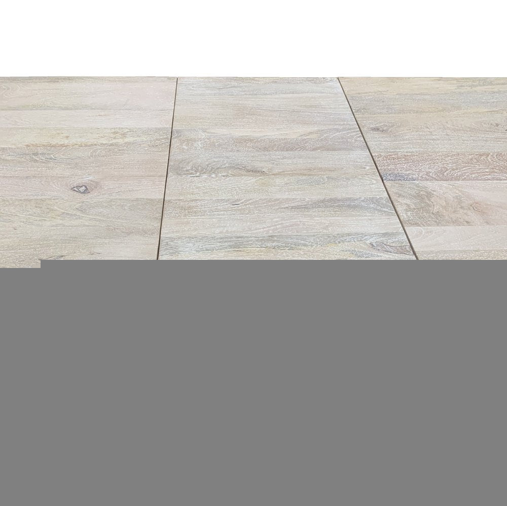 90" Light Brown Rectangular Solid Wood Butterfly Leaf Dining Table