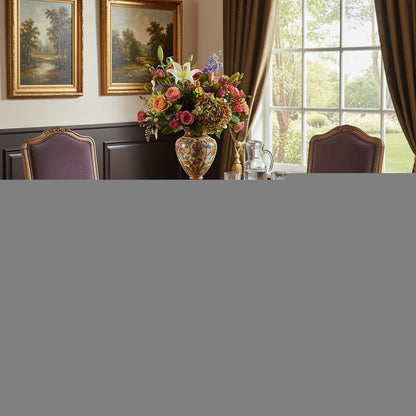 42" Brown Rounded Rustic Reclaimed Solid Wood Dining Table