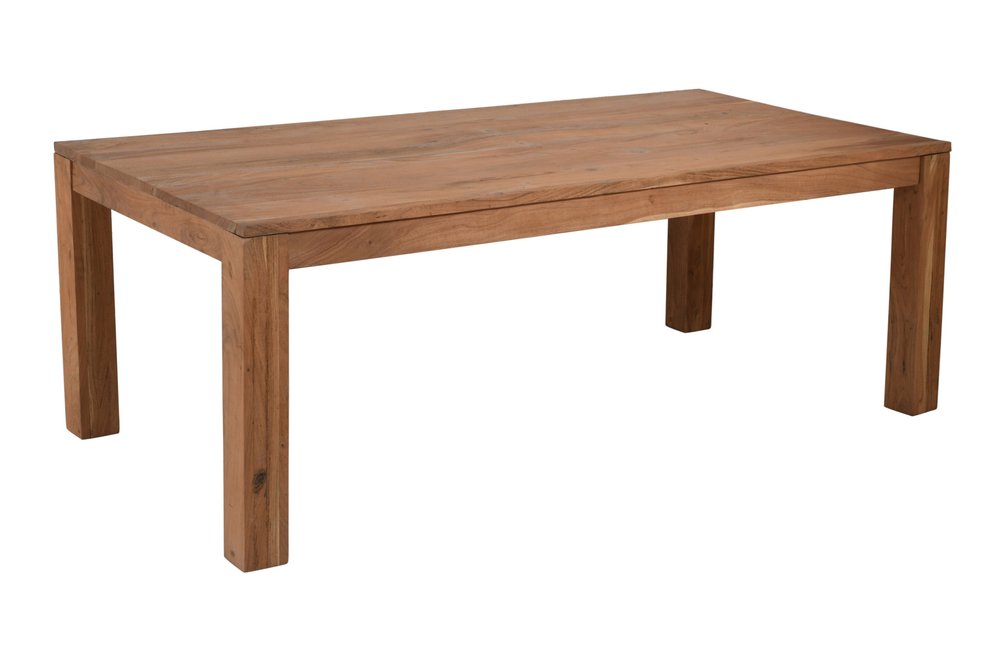 84" Natural Rectangular Solid Wood Dining Table