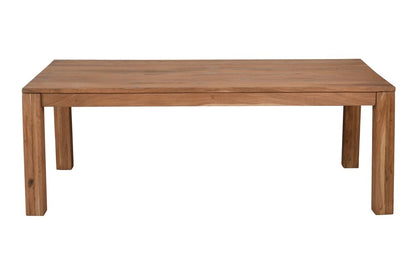 84" Natural Rectangular Solid Wood Dining Table