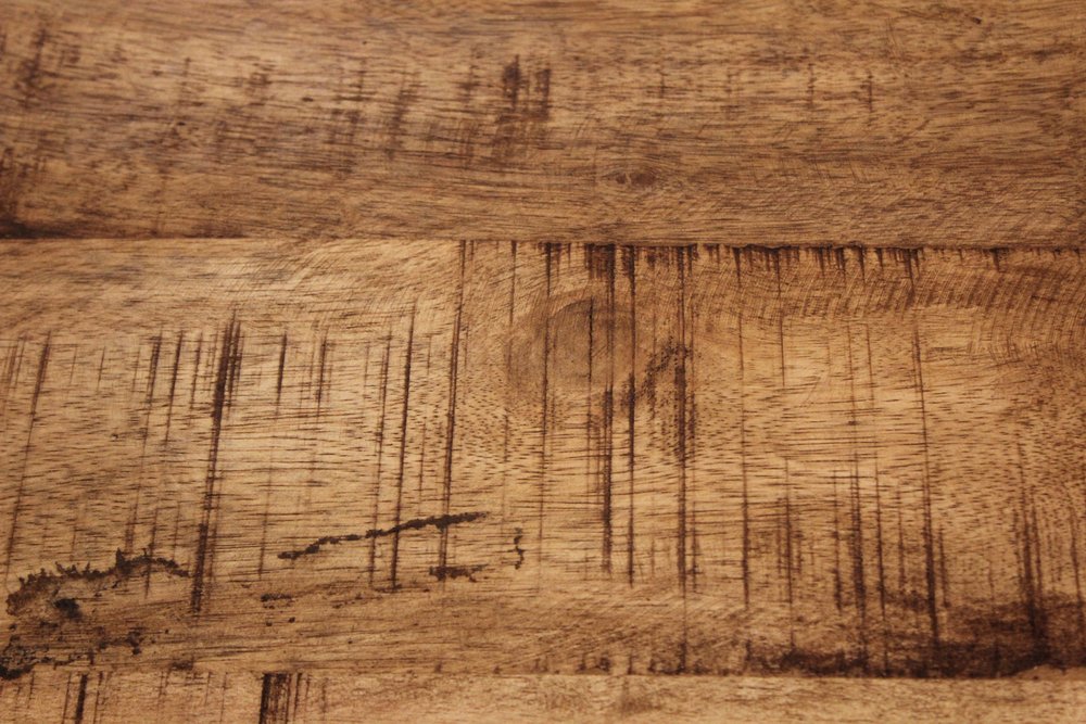 29" Natural Solid Wood One Drawer Nightstand