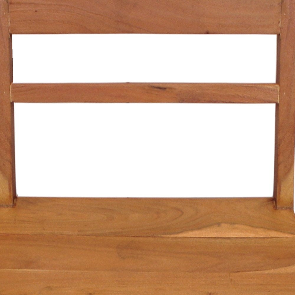 Set of Two Natural Ladder Back Dining Side Chairs