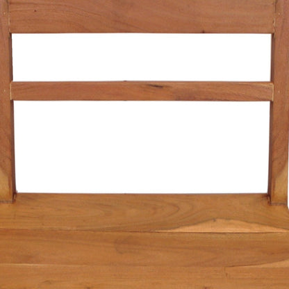 Set of Two Natural Ladder Back Dining Side Chairs