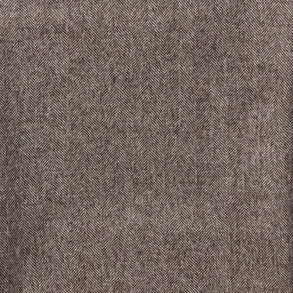 Brown And Ivory Woven Wool Reversable Throw