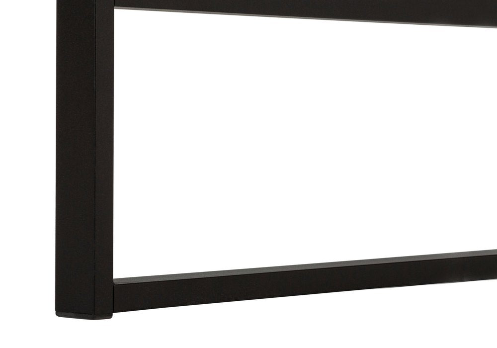 49" Gray and Black Computer Desk