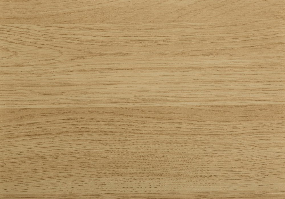 47" Natural and White Wood and Metal H-Shape Computer Desk With Two Drawers