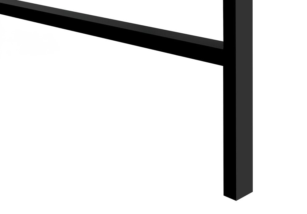 47" Gray and Black Wood and Metal Computer Desk