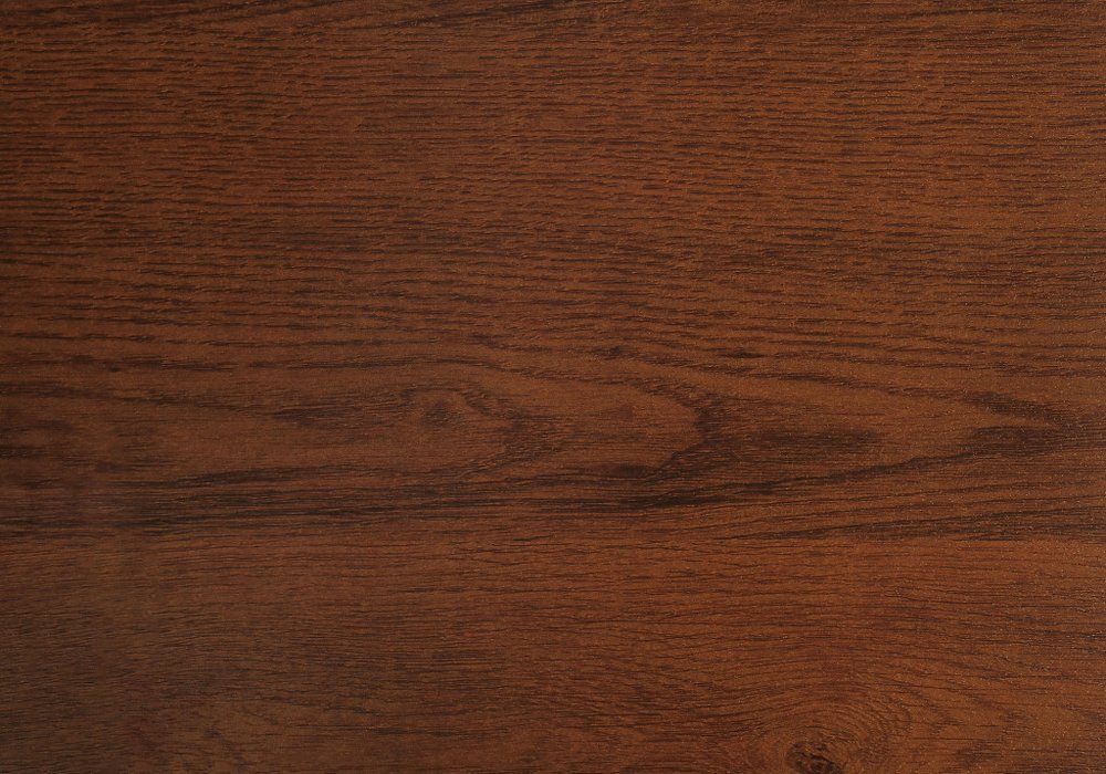 47" Brown and Black Wood and Metal Sled Computer Desk With Three Drawers