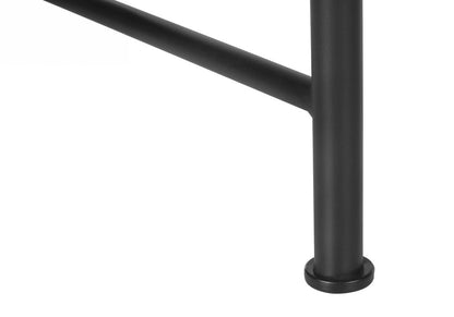 47" Brown and Black Computer Desk With Three Drawers