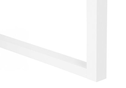 47" White Computer Desk With Three Drawers