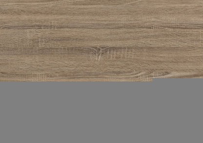 41" Taupe And Black Metal Coffee Table