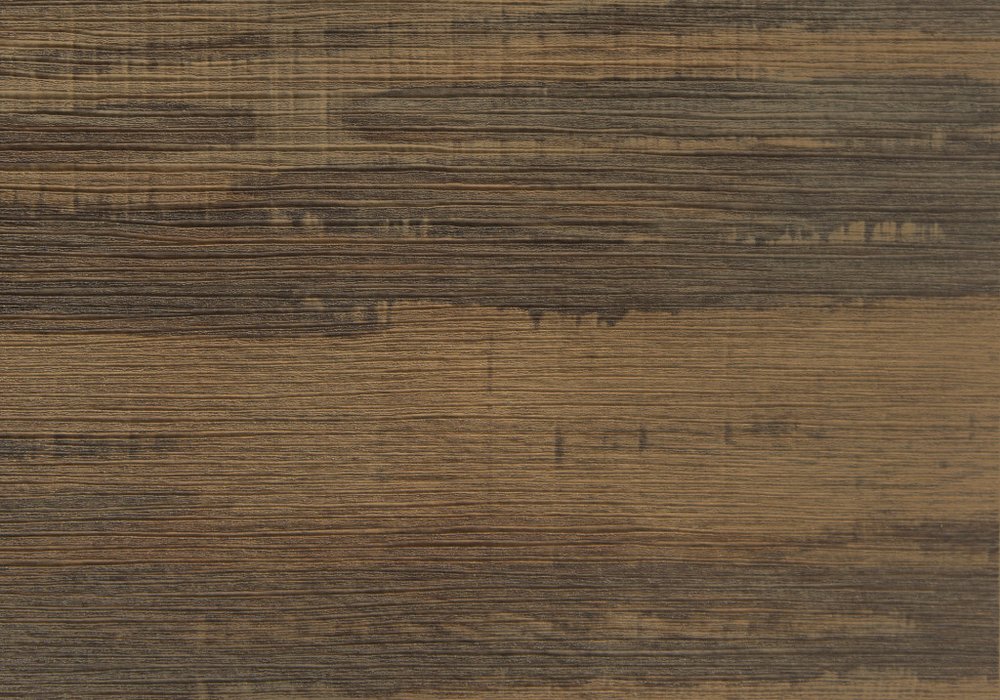 47" Brown and Black Reclaimed Wood and Metal Corner Trestle Computer Desk