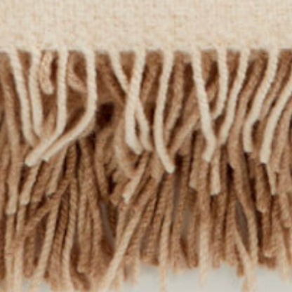 Charcoal Woven Wool Checkered Reversable Throw