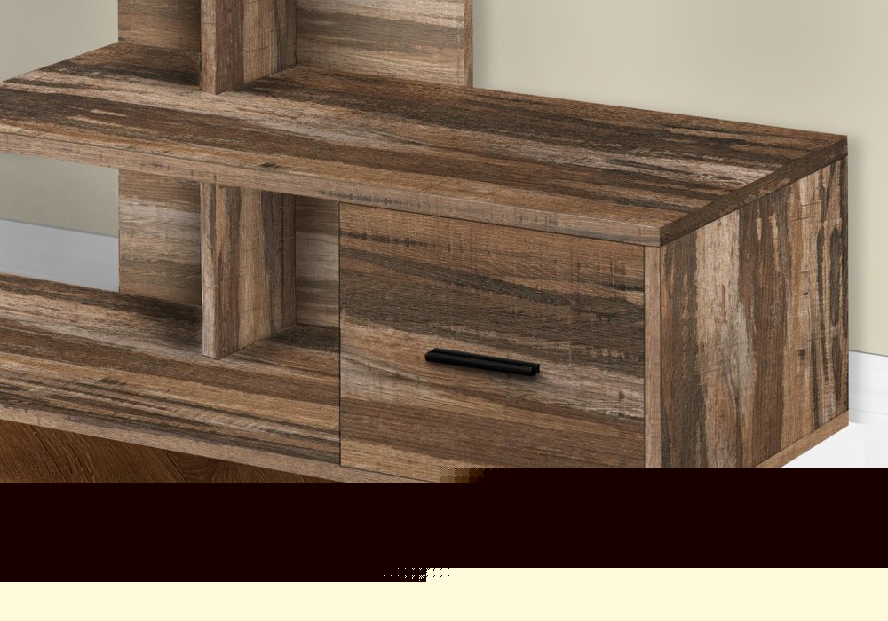 47" Brown Cabinet Enclosed Storage TV Stand