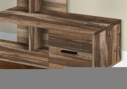 47" Brown Cabinet Enclosed Storage TV Stand