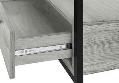 47" Gray Cabinet Enclosed Storage TV Stand