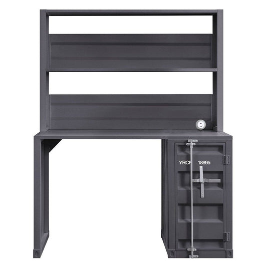 47" Gunmetal Iron Writing Desk