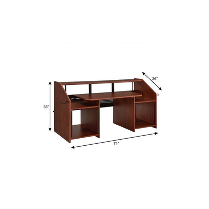 71" Brown Music Desk