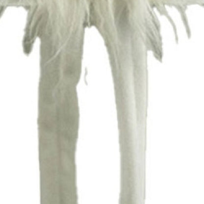 23" Blue and White Fabric Standing Gnome Tabletop Sculpture