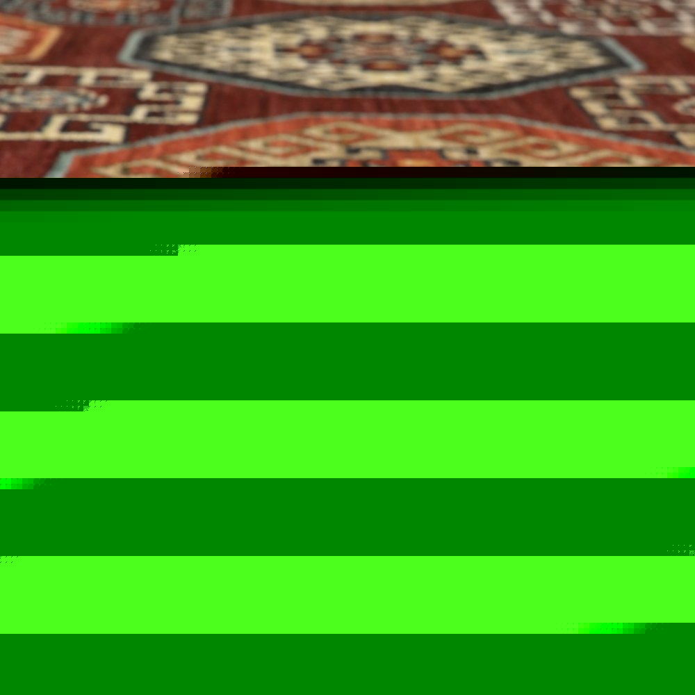 8' X 11' Red Blue Brown And Beige Oriental Power Loom Stain Resistant Area Rug With Fringe