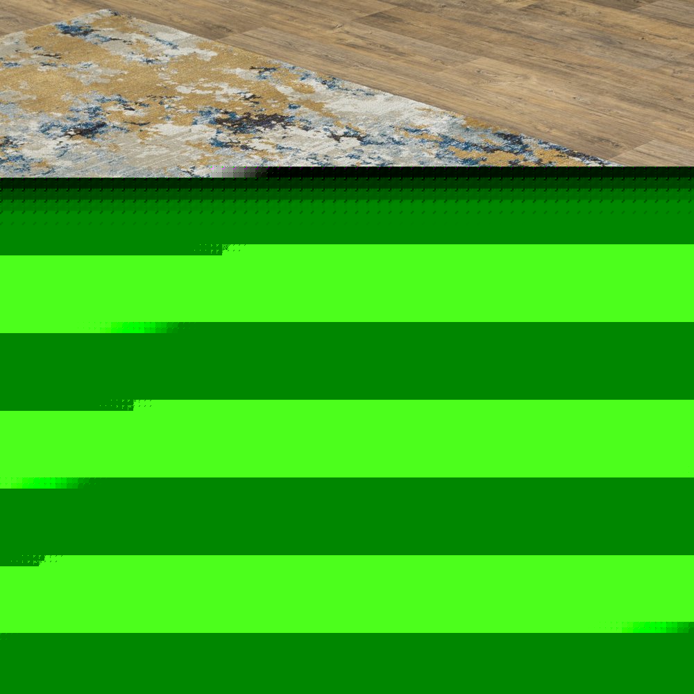 9' X 12' Gray and Ivory Abstract Power Loom Area Rug