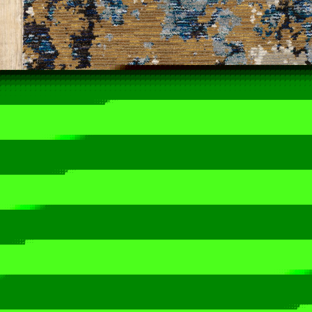 9' X 12' Gray and Ivory Abstract Power Loom Area Rug